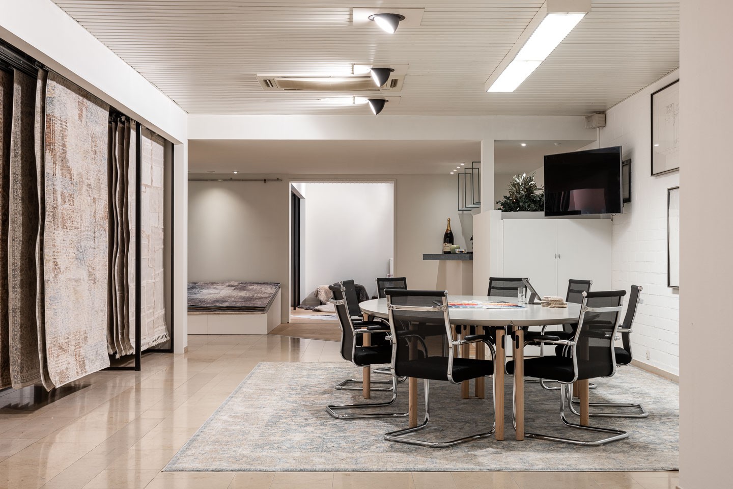 Belgium showroom interior